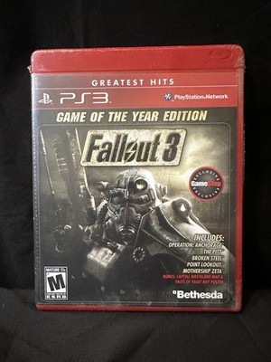 Fallout 3: Game of The Year Edition w/ Map & Poster PlayStation 3 PS3 New Sealed