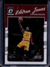 2016-17 Panini Donruss Optic LeBron James #15 Cavaliers