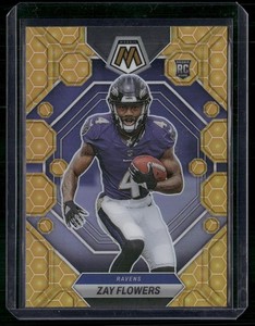 2023 Panini Mosaic #380 Zay Flowers Honeycomb