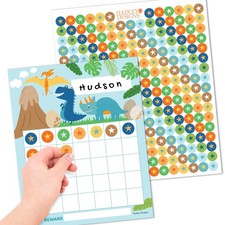 Sticker Chart for Kids Behavior at Home  Classroom - 25 Reward Chart for Kid...