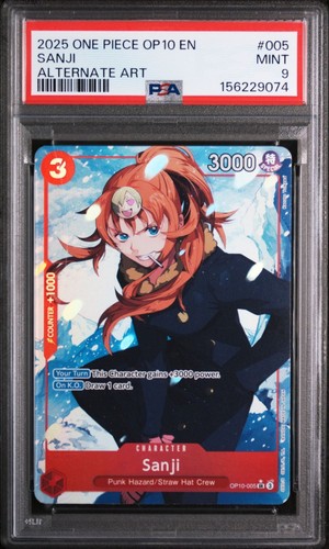 Sanji (Parallel) graded PSA 9 for sale on eBay