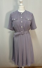 Eastex Vintage Polka Dot Dress, Size 12
