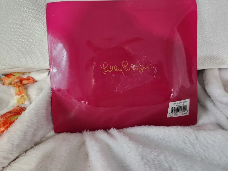 Lilly Pulitzer Decorative Square Tray - Image 4 of 4