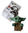 LEGO Star Wars LEDlite Keychain, Baby Yoda, 2.5" x 2.5" x 1.25", Brand New