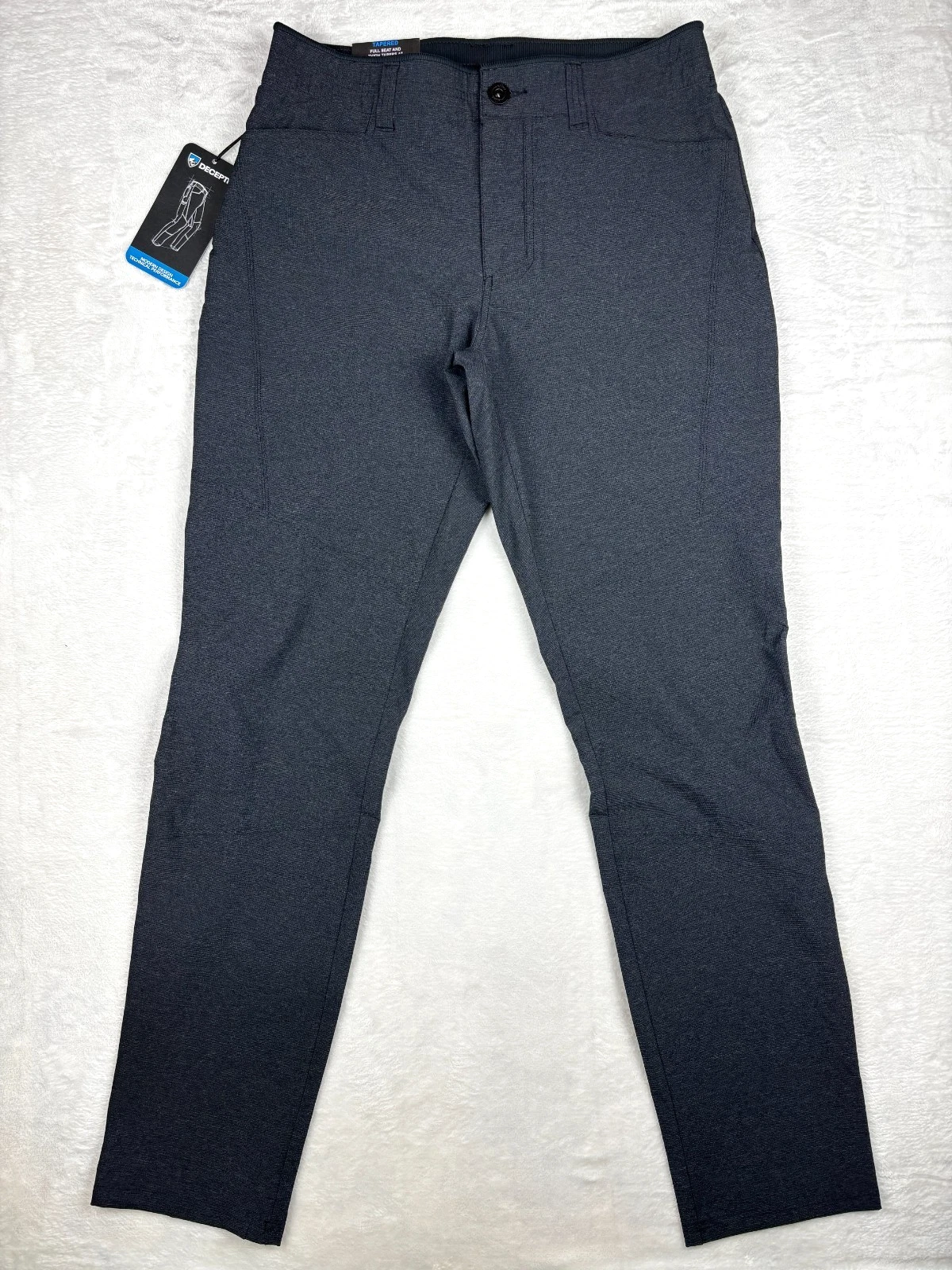 NWT Kuhl Deceptr Pants Mens 32x34 Gray Tapered Performance Hiking Camping