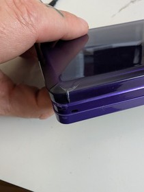 Nintendo 3DS Handheld System Midnight Purple with Nyko Battery Pack Tested READ