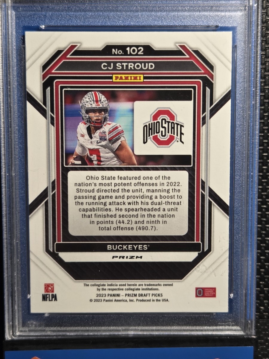 2023 Panini Prizm Draft Picks - C.J. Stroud #102 Purple Wave Prizm