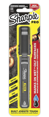 Sharpie Pro Permanent Marker, Fine Point, Black Marker (2018321)