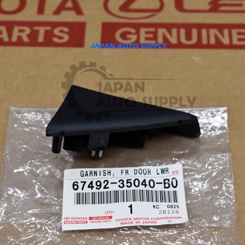 GENUINE TOYOTA 03-09 4RUNNER DRIVER DOOR LOWER MIRROR GARNISH 67492-35040-B0