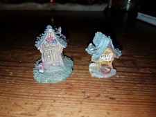 Boyds Bears Town Village 2 Miniatur Häuser w...