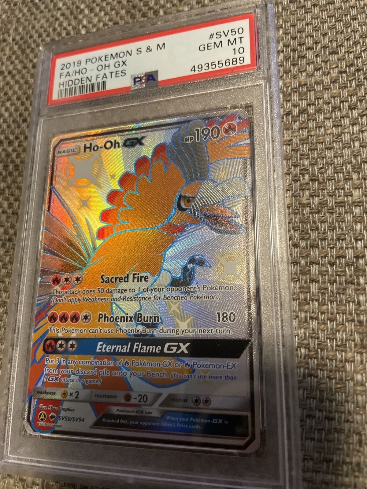 Ho-oh GX sv50/sv94 psa 10 Hidden Fates… Wow