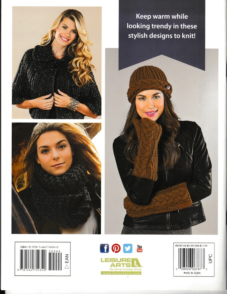 Warm Up with Knits The Best of Mary Maxim | Leisure Arts 6787 - Image 3 of 3