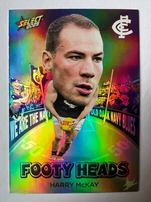 2025 Footy Stars Footy Heads Pick a Card, Complete Your Set