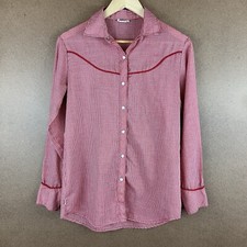 VTG 70s Levi's Western Garbadine Pearl Snap Shirt Med USA