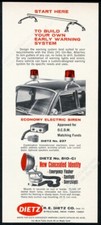 1966 Dietz Revolving Light Flasher Spotlight Photo Vintage Trade Print Ad