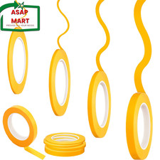 Epakh 4 Rolls Pinstripe Tape, Masking Tape in 1/16, 1/8, 1/4 and 1/2 Inch Wide