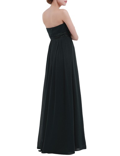 Women Strapless Dress Formal Wedding Cocktail Evening Prom Gown Party Bridesmaid - Picture 9 of 90