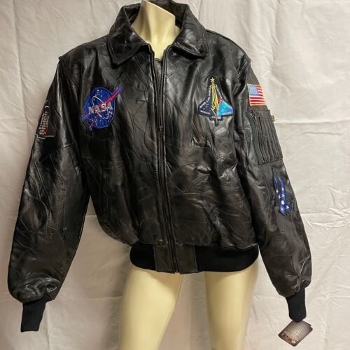 ALPHA INDUSTRIES B-3 Mouton Flight Jacket Lining Boa SizeM Leather 