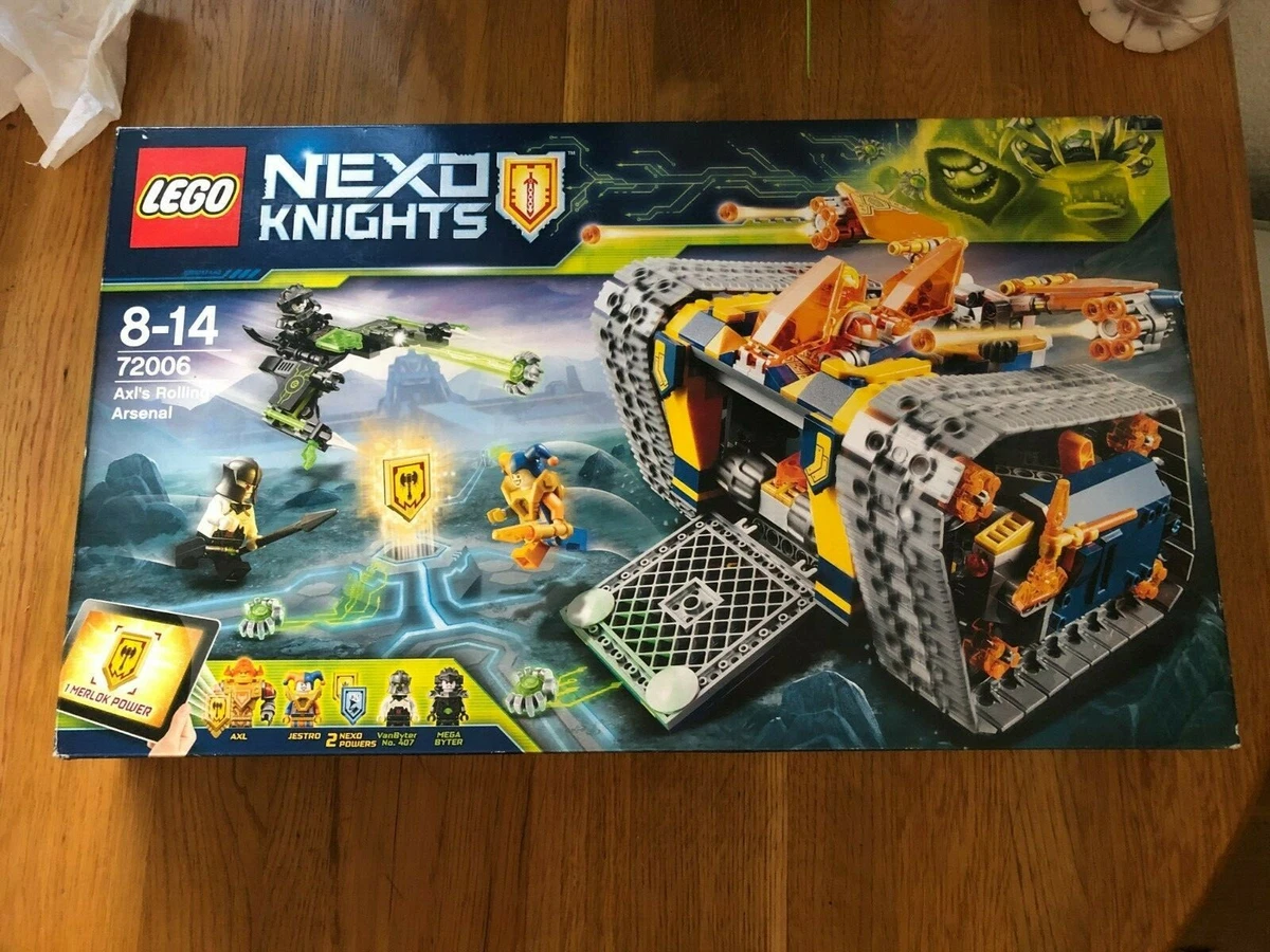 svindler renere Wreck LEGO NEXO KNIGHTS 72006, Axl&#039;s Rolling Arsenal | eBay