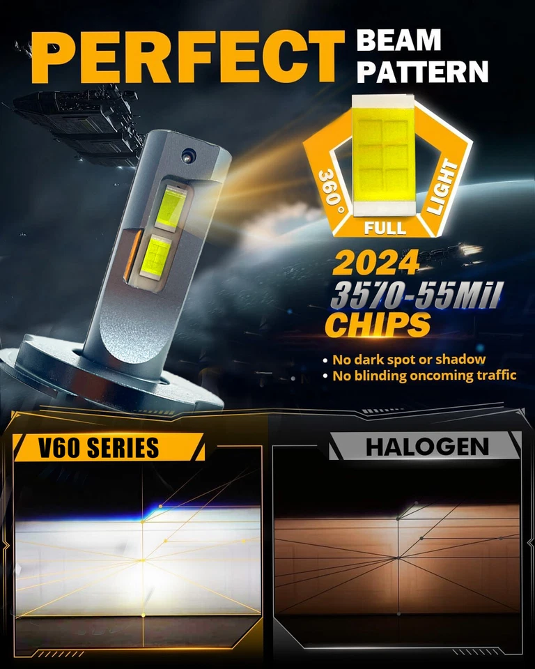 Faros LED redondos blancos de 7" de haz alto/bajo para Mini Austin Rover clásico 2 piezas Foto 4 de 4