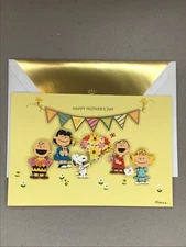 Hallmark Happy Mother's Day  Signature Card SNOOPY PEANUTS 3D Design ANYONE MOM