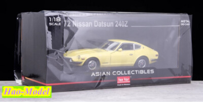 SunStar 1:18 Nissan Datsun 240Z 1972 Model Car Diecast Metal Hobby
