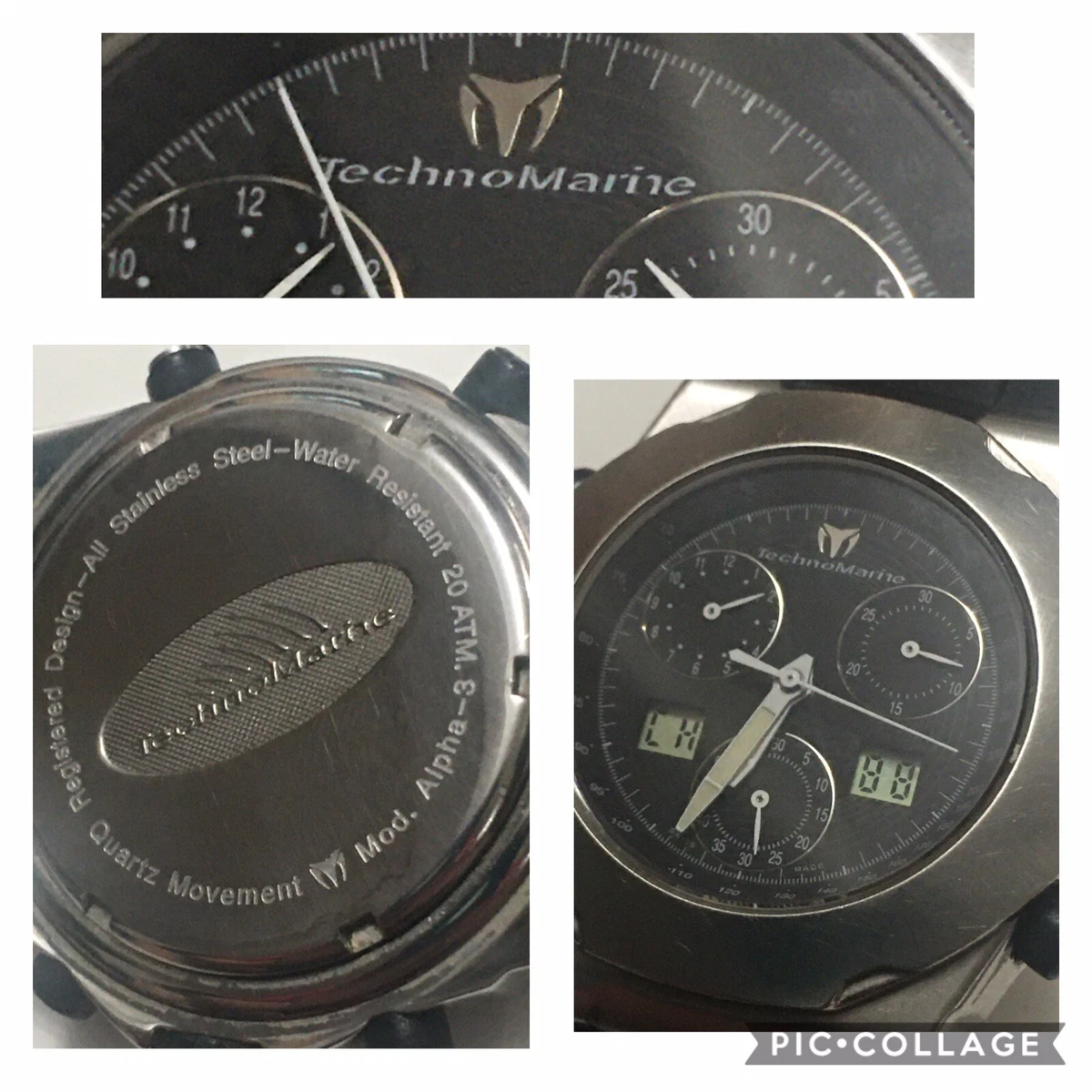 TechnoMarine Chronograph Alpha M3 Analog Digital Watch for Men