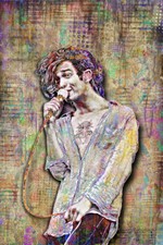 MATT HEALY of 1975 20x30in Poster Matthew Healy 1975 Tribute Art Free Shipping