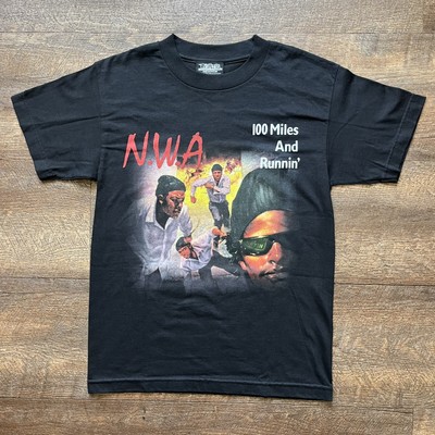 NWOT Y2K 2006 Mens XS (Unisex) NWA ''100 Miles & Runnin'' Streetwear Hip Hop Tee