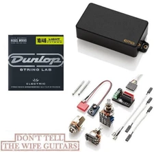 EMG 89R BLACK ACTIVE HUMBUCKER DUAL COIL & REVERSE SINGLE COIL ( 1 STRING SET )