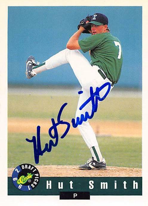 Hut Smith autographed baseball card Orioles 1992 Classic Draft Picks #75 Rookie