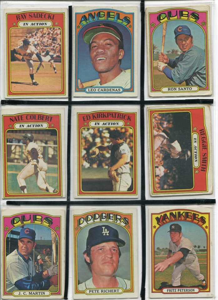 *C1 - 1972 Topps 22 card lot: Hunter, Carlton, Munson, Seaver, Santo, etc. - Image 3 of 4