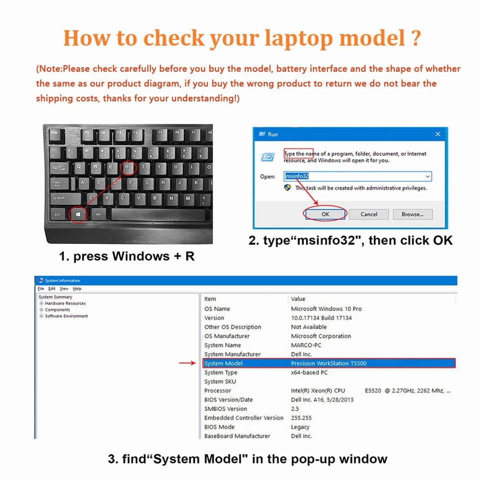 ✅Batería para portátil HS03 HS04 para repuesto HP 807612-421 807957-001 807956-001 Foto 3 de 4