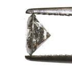 loose .95ct I3 J brilliant round diamond 6.34x3.76mm vintage estate antique — photo 7