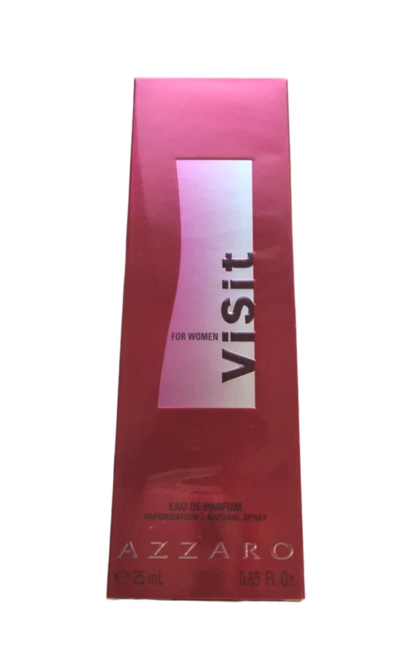 (279,96EUR/100ML) AZZARO - VISIT FOR WOMEN - 25ML EDP EAU DE PARFUM NEU OVP