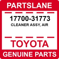 17700-31773 Toyota OEM Genuine CLEANER ASSY, AIR