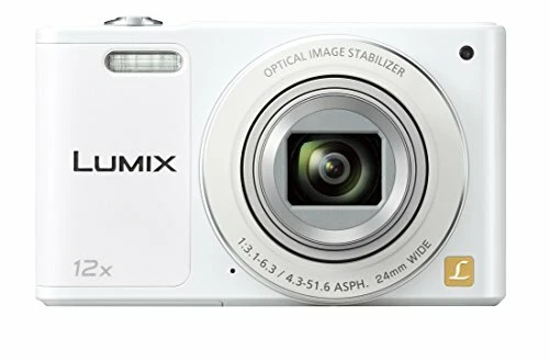 Panasonic Digital Camera Lumix Sz10 12X Optical White Dmc-Sz10-W