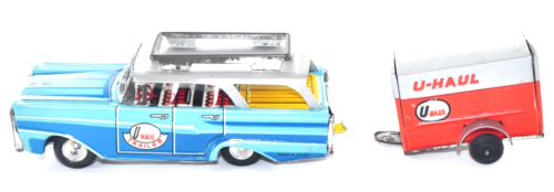 Rare Vintage Ichimura Shoten Lucky Series Friction U-HAUL Traveler Wagon Set JPN - Bild 12 von 24