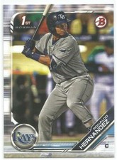 Ronaldo Hernandez Tampa Bay Rays 2019 Bowman Baseball 1st Bowman Prospects Card
