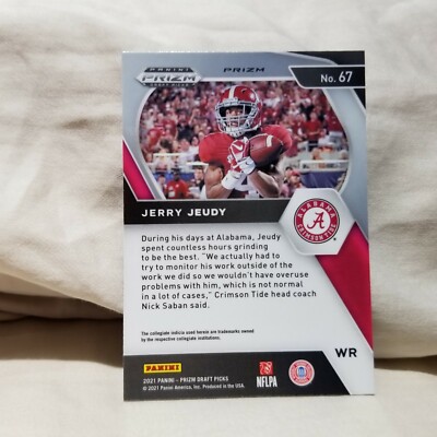 Jerry Jeudy 2020 Panini Contenders Draft Picks Contenders Optic