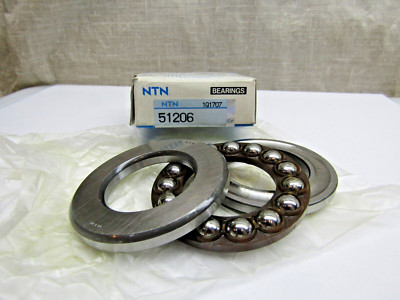 NTN 51206 30mm X 52mm X 16mm Ball Thrust Bearing