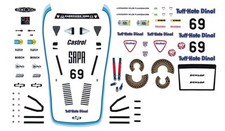  69 SAPA POrsche 935 K3 Le Mans 1981 1/64th HO Scale Slot Car Decals