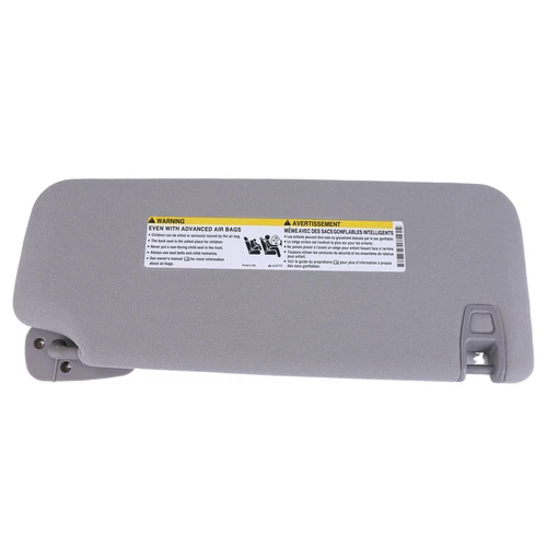 Gray Left Driver Side Sun Visor W/ Light Fits Chevrolet Suburban Tahoe 15-19 NEW - Foto 4 di 20