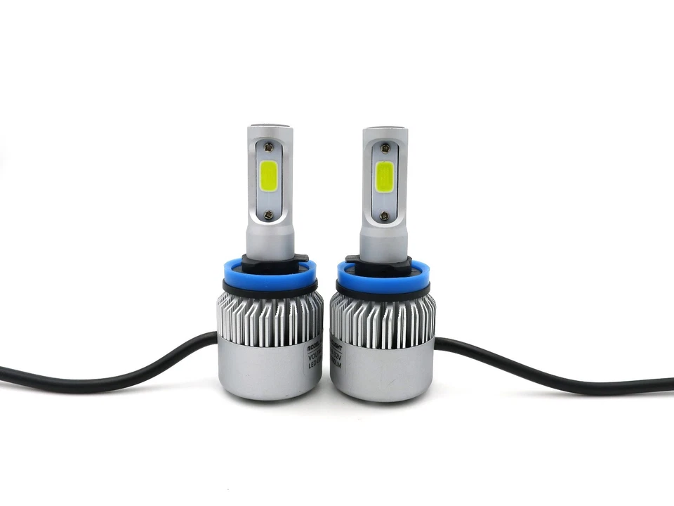 Allá Lighting 8000LM 6000K COB-LED H9 haz alto faros bombillas lámpara xenón blanco Foto 4 de 4