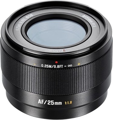 7artisans 25mm F1.8 Lite Auto Focus APS-C Wide-Angle Prime Lens for Sony E-Mount