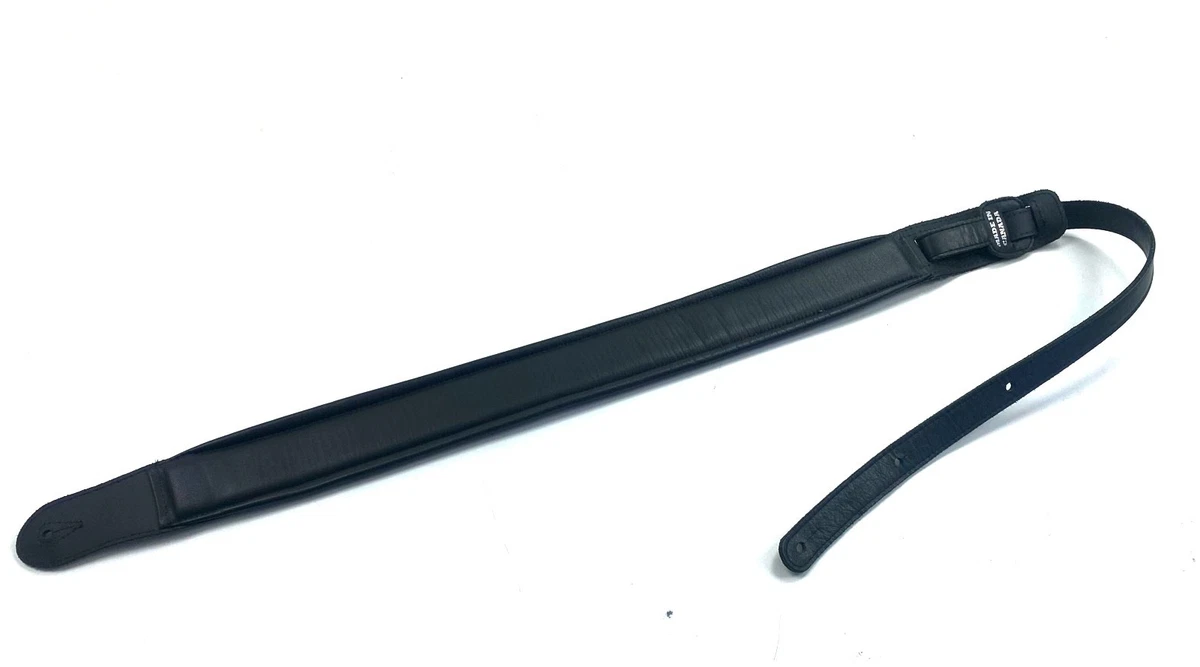 Duesenberg guitar strap ★ good used condition ★ black leather ★