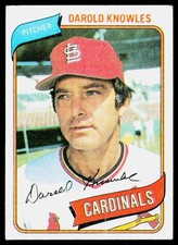 1980 Topps Darold Knowles #286 St. Louis Cardinals