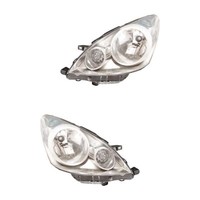 Halogen Scheinwerfer Set Links & Rechts Hauptscheinwerfer FüR Nissan Note