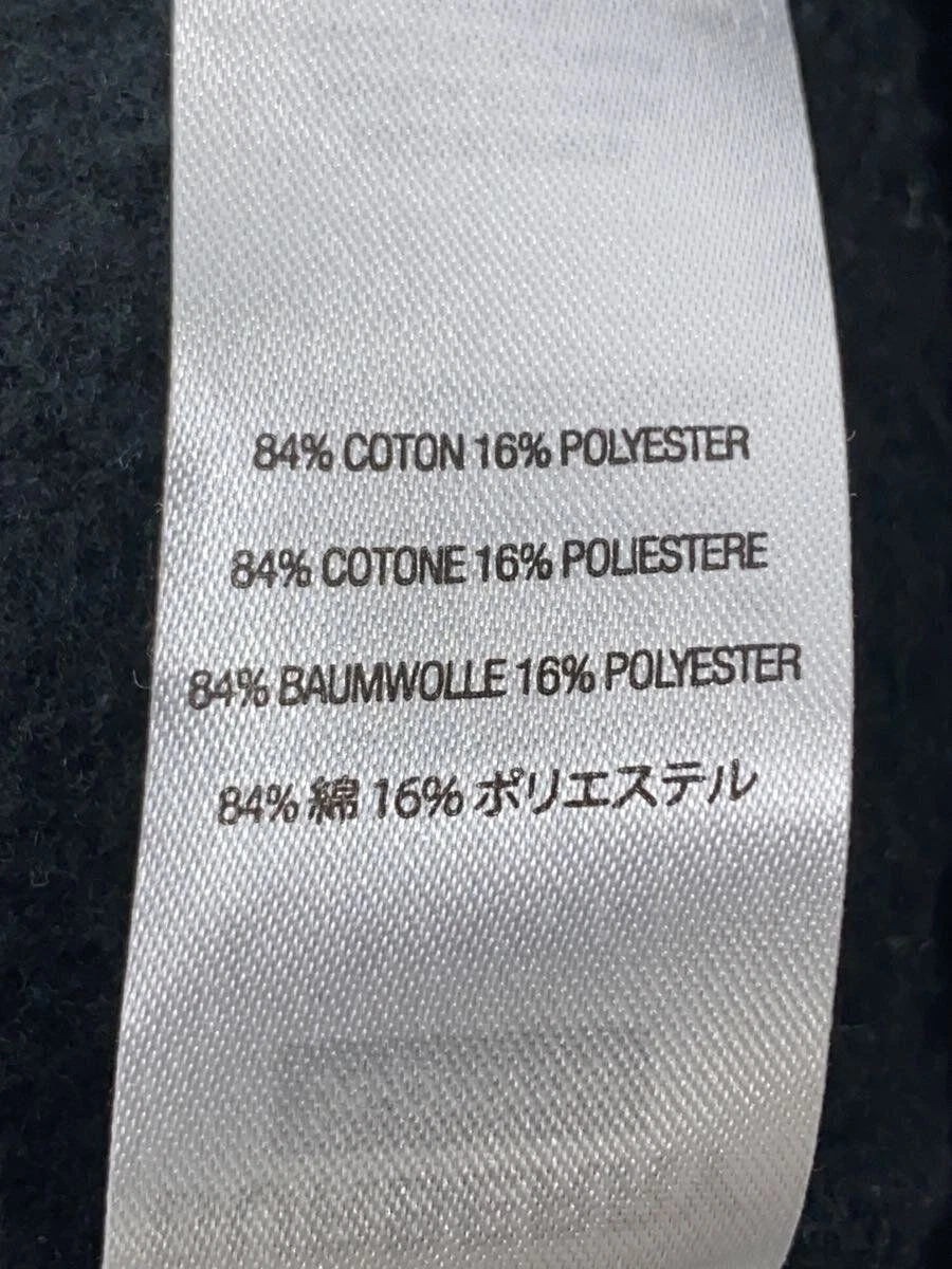 Felpa con cappuccio BURBERRY M cotone nera scatola logo usata