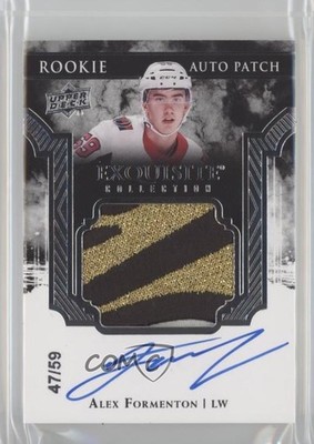 2017 The Cup Exquisite Rookie 47/59 Alex Formenton #EC-AF RPA Patch Auto RC 1e15